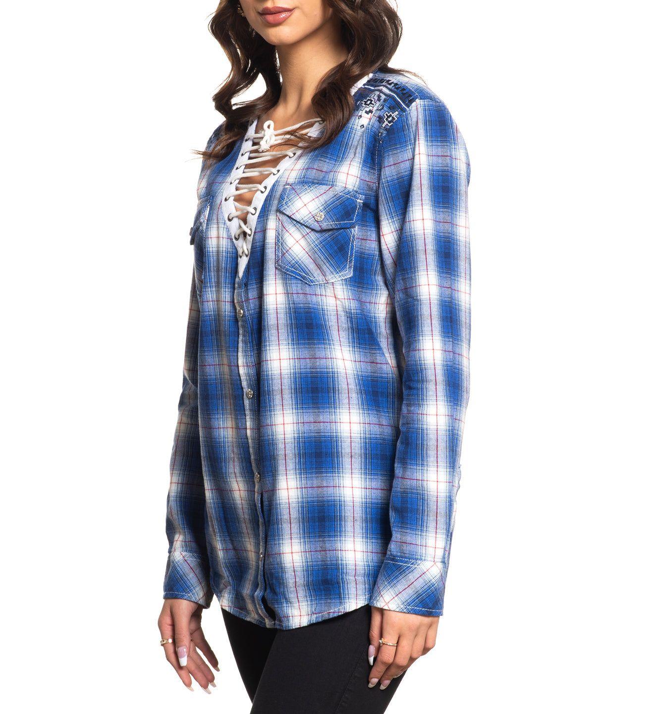 Crystal Visions Button-Up LS Female Product Image