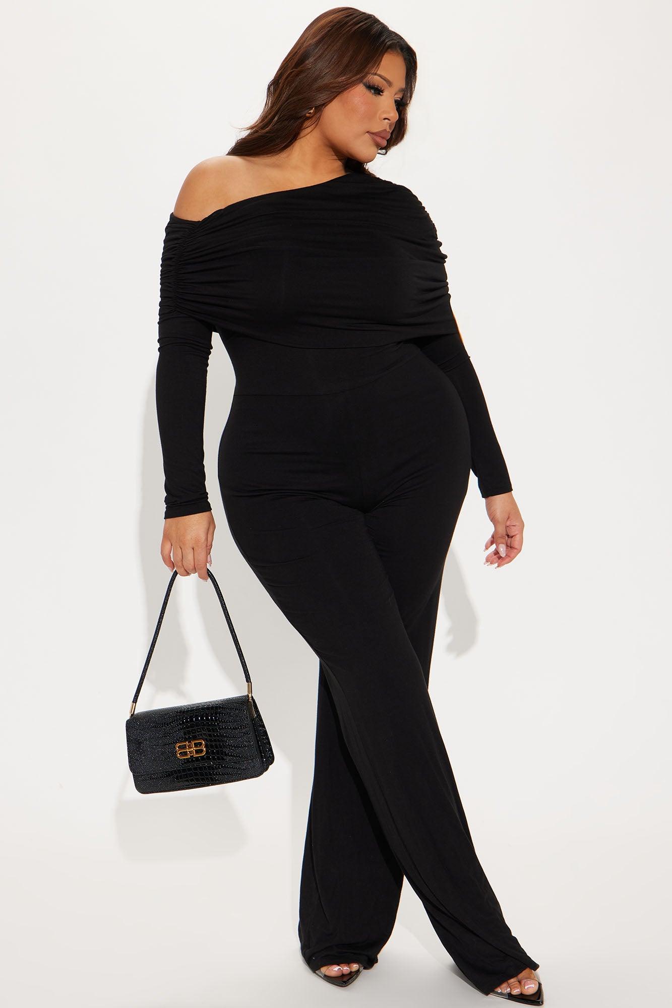 Getting To Know You Jumpsuit - Black Product Image