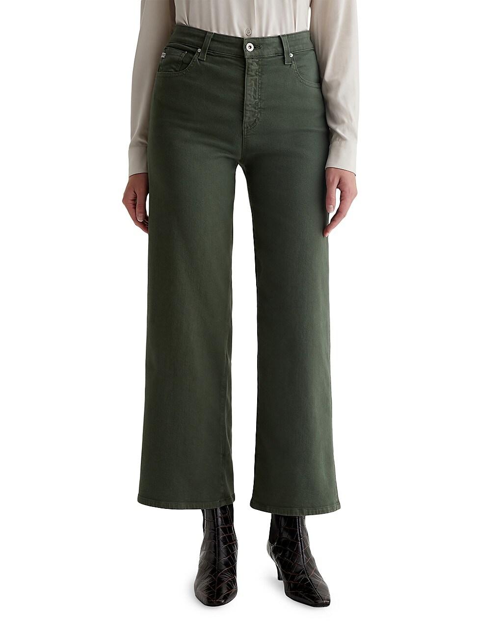 Womens Saige Wide-Leg Crop Jeans Product Image