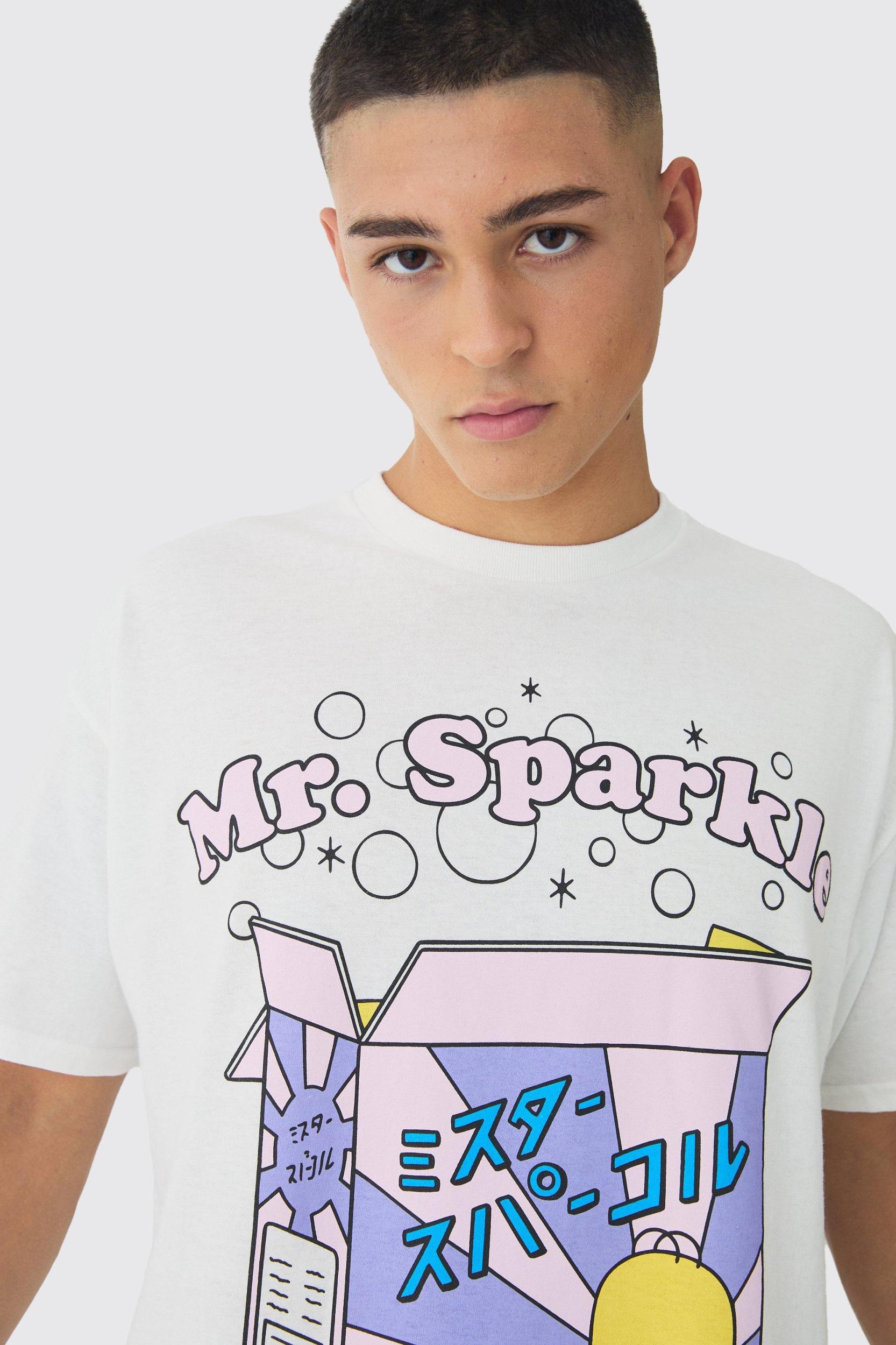Oversized The Simpsons Anime License Print T-Shirt | boohooMAN USA Product Image