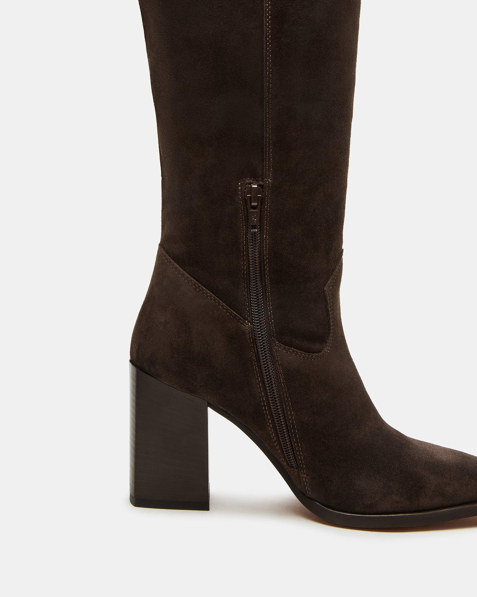 VESEY CHOCOLATE BROWN SUEDE Female Product Image