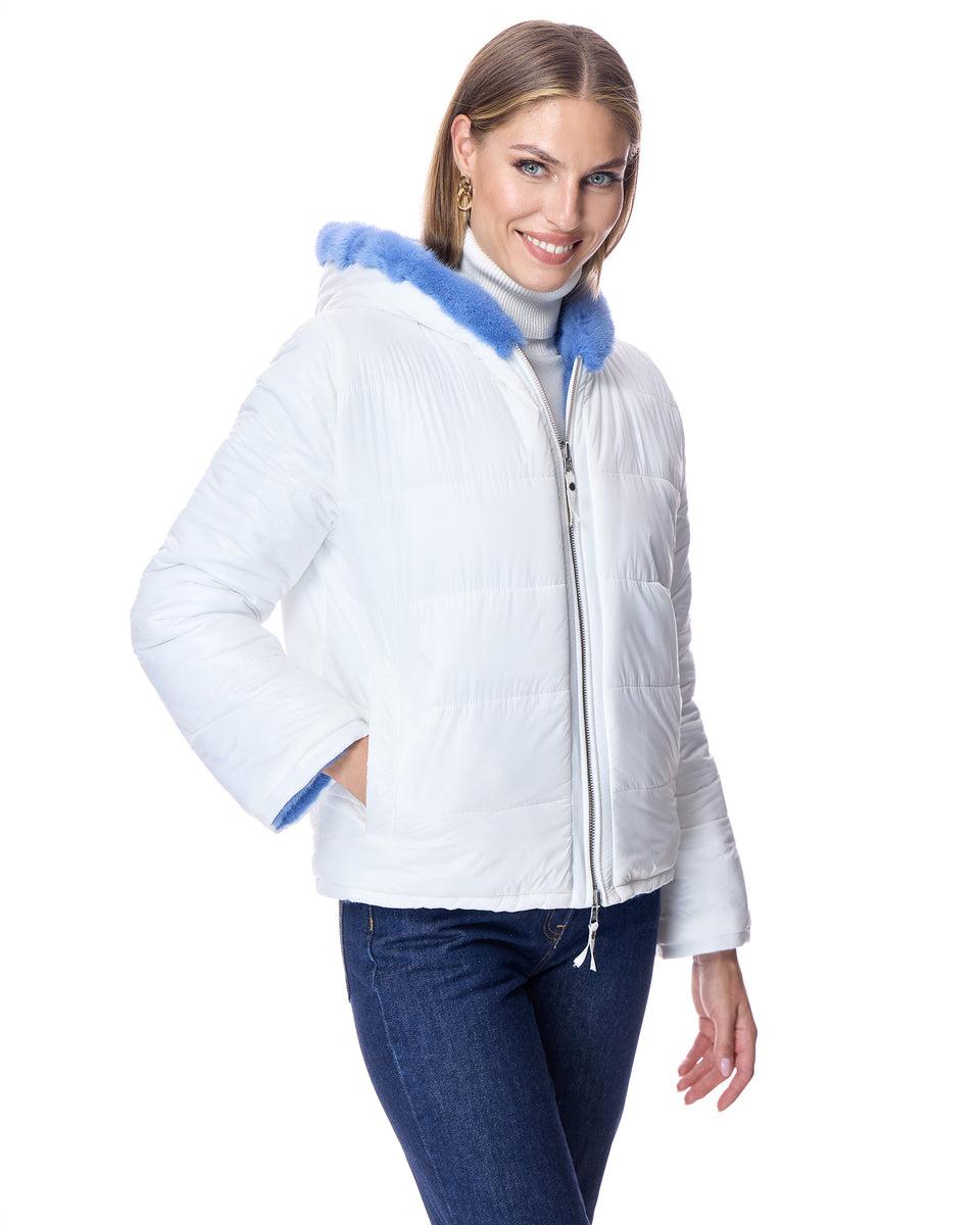 Reversible Mink Jacket with Hood Product Image