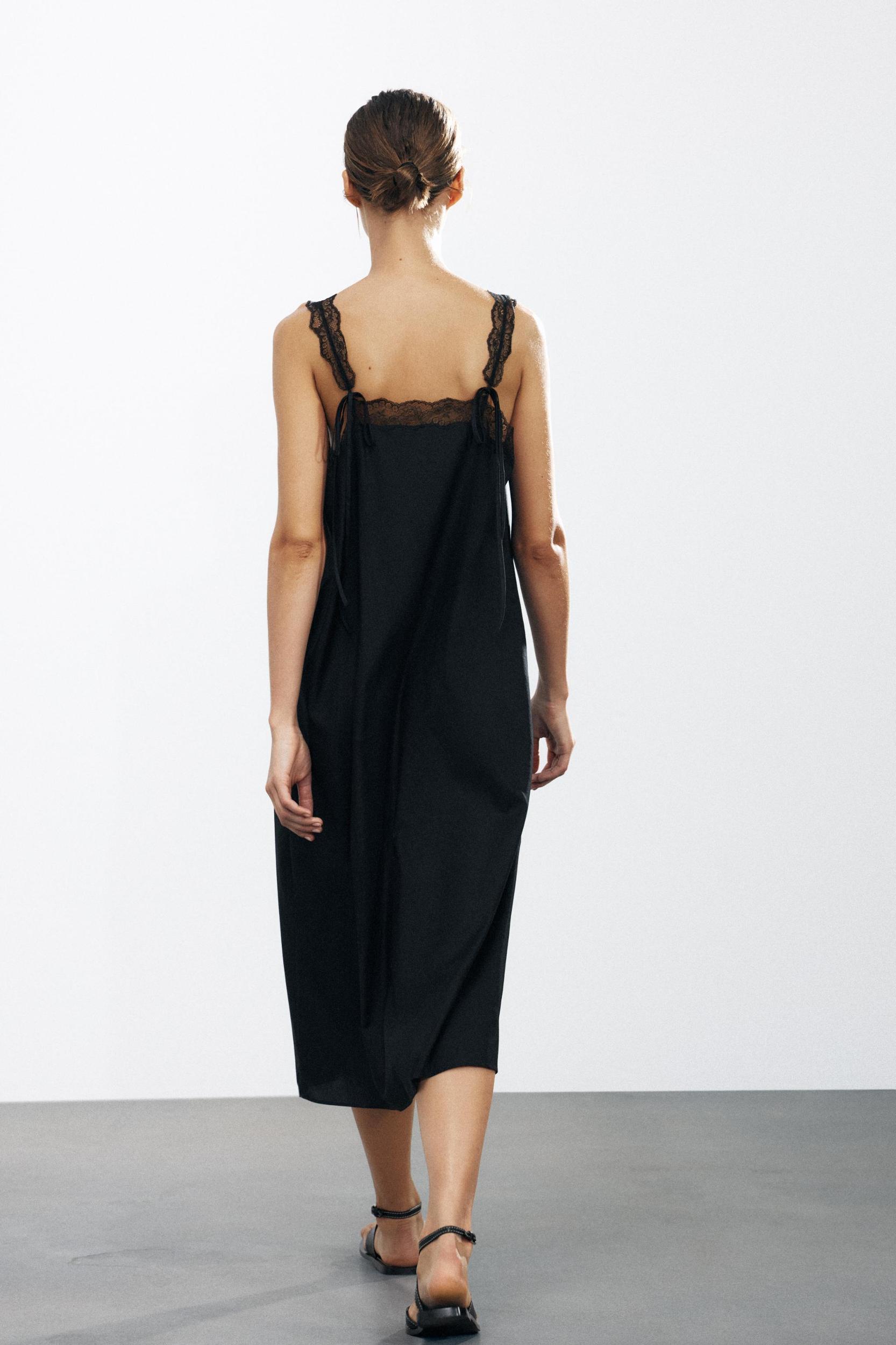 LACE MIDI DRESS ZW COLLECTION Product Image