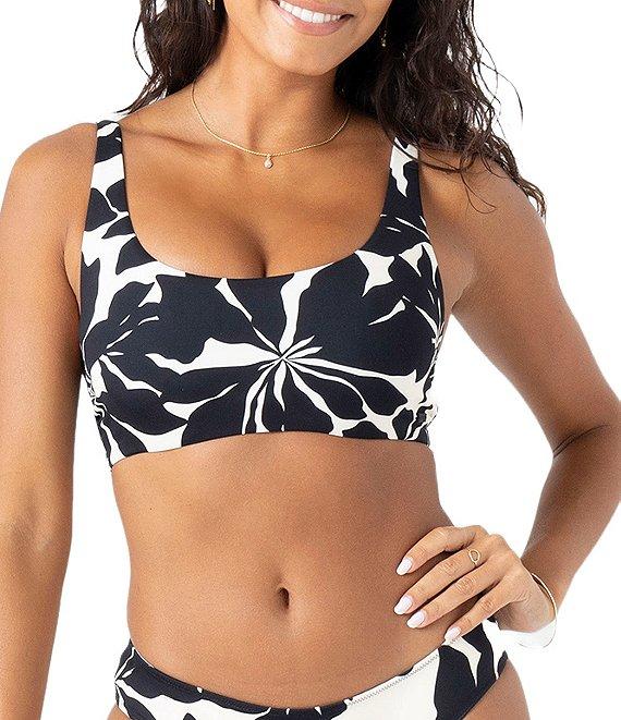 Roxy Hang Loose Surf Printed Reversible Hipster Swim Bottom Product Image