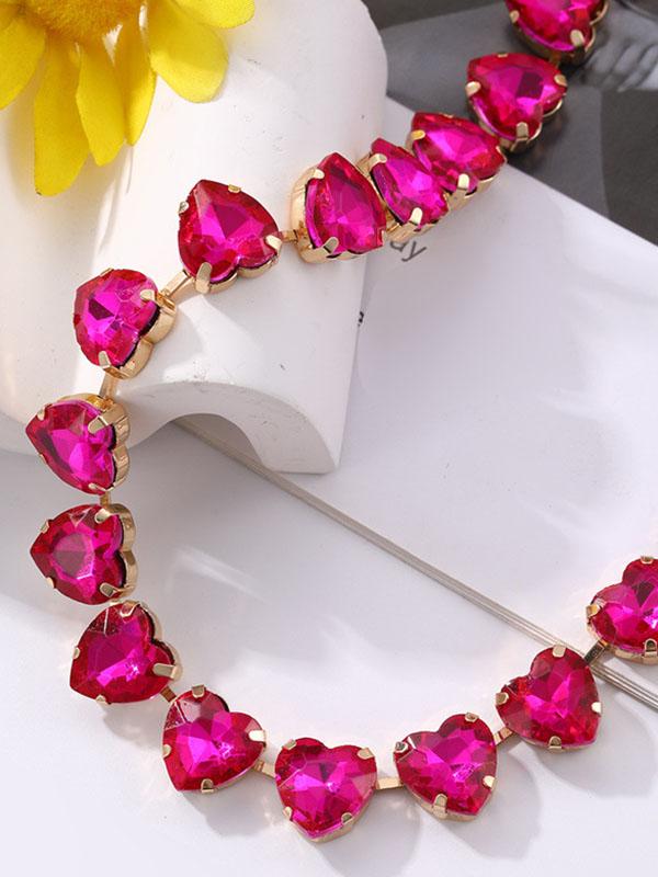 Chains Rhine Stones Necklaces Accessories Product Image