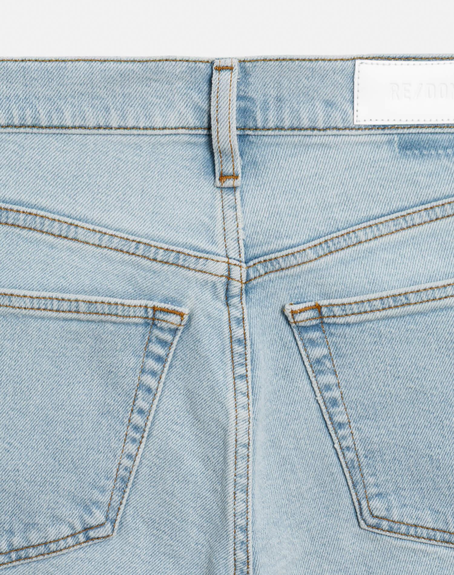 Comfort Stretch Mid Rise Wide Leg Crop - Ola Indigo Product Image