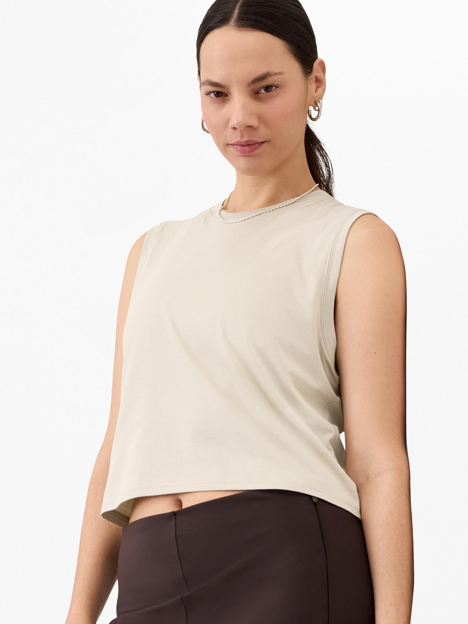 True Cotton Crop Tank Product Image