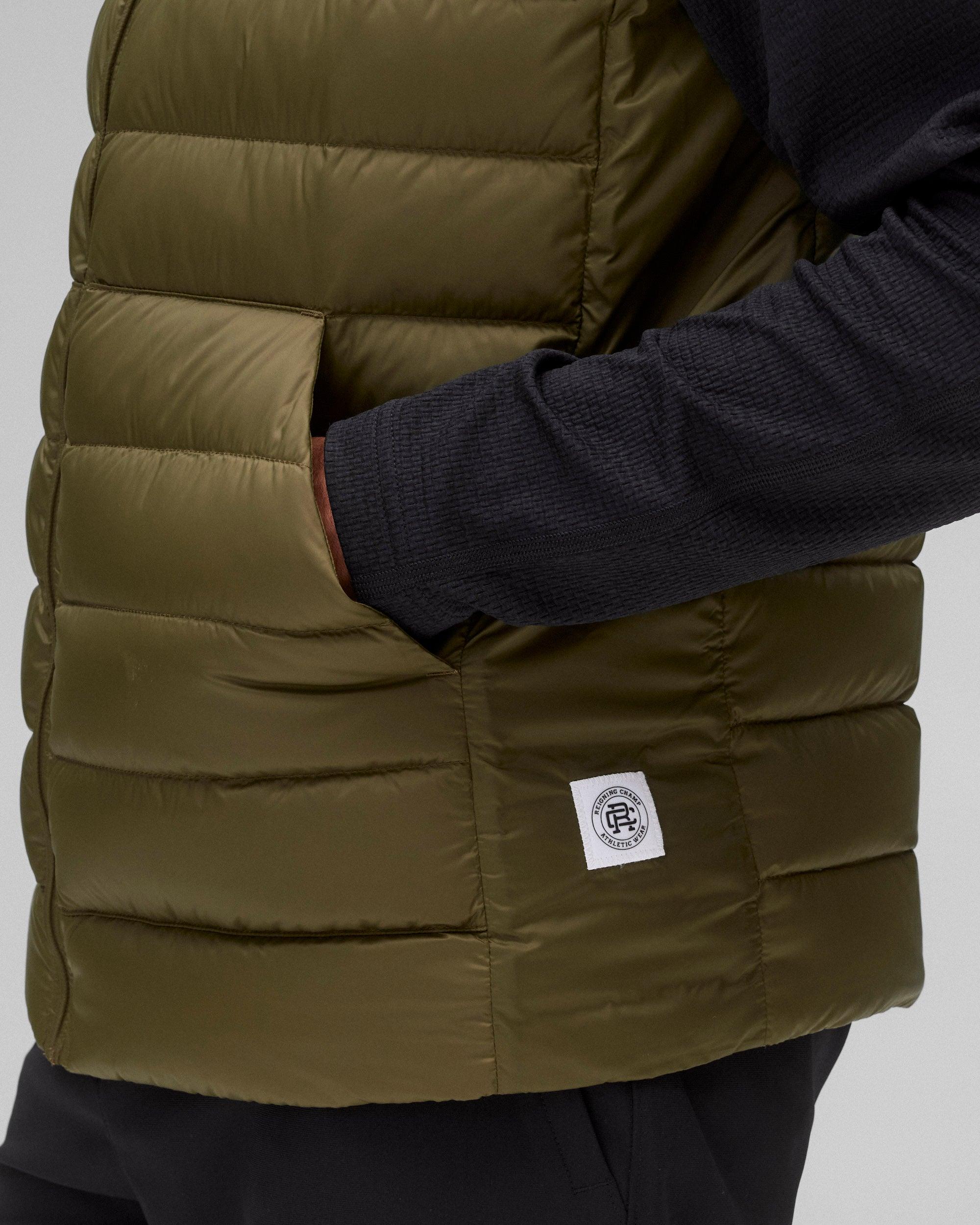 Lightweight Taffeta Warm Up Vest Male Product Image
