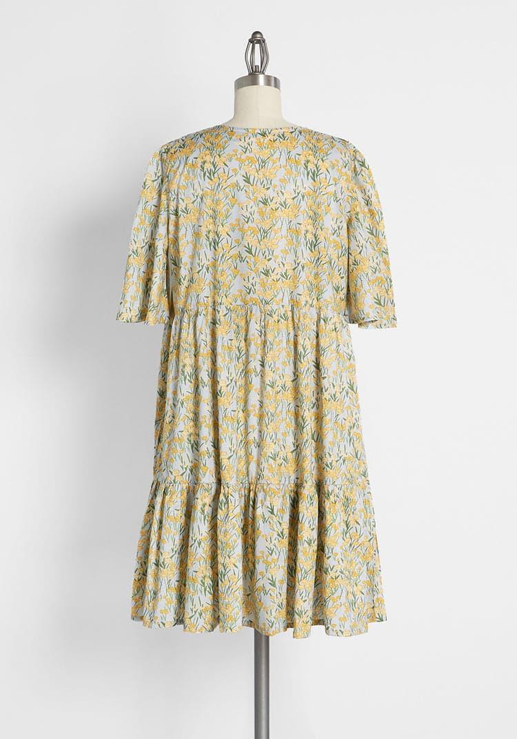 Sweet and Tender Blossoms Babydoll Dress Product Image