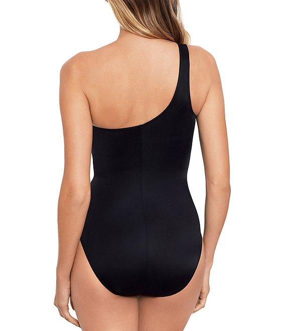 Miraclesuit Network News Minx One Shoulder One Piece Swimsuit Product Image