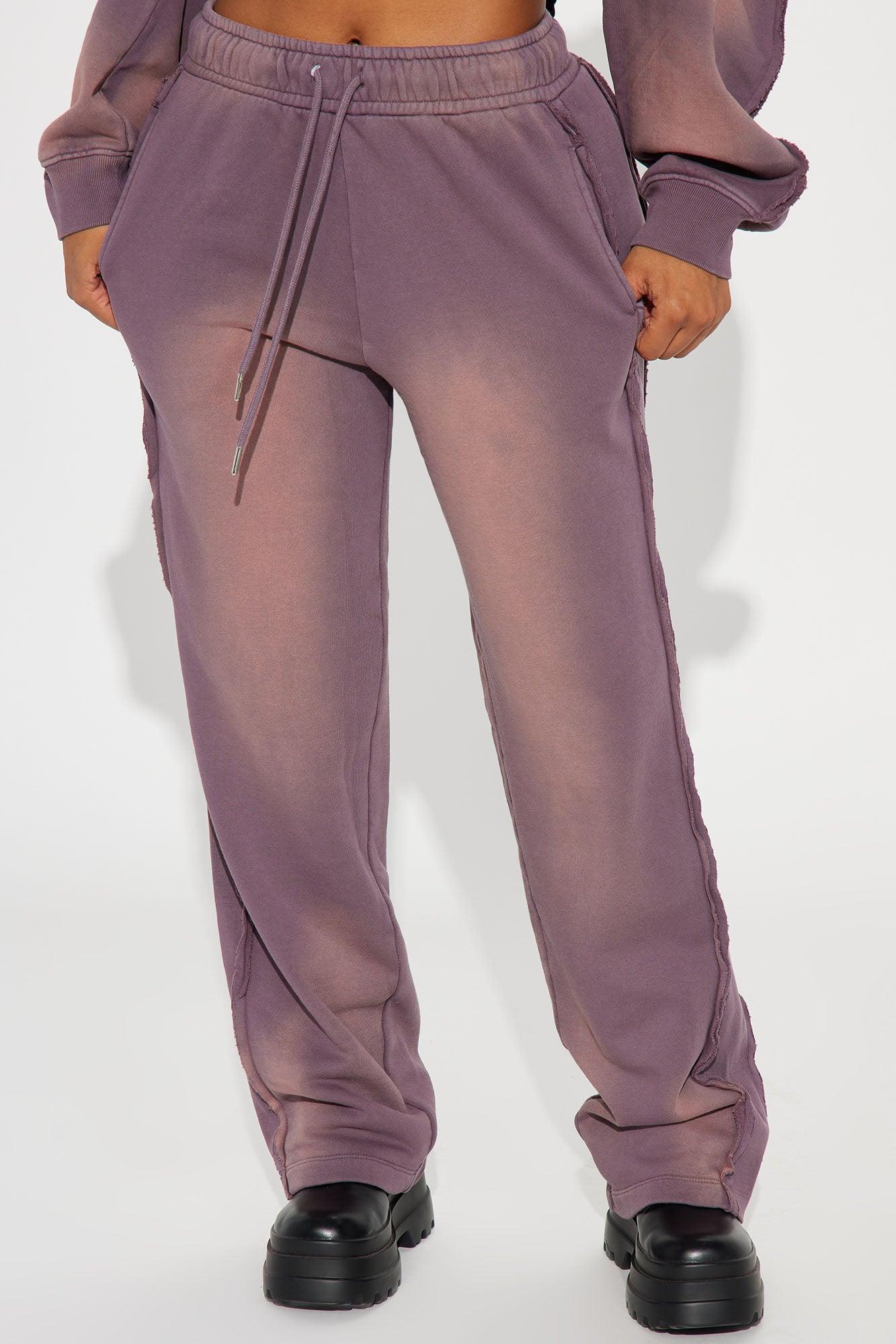 Serenity Washed Lounge Pant - Purple Product Image
