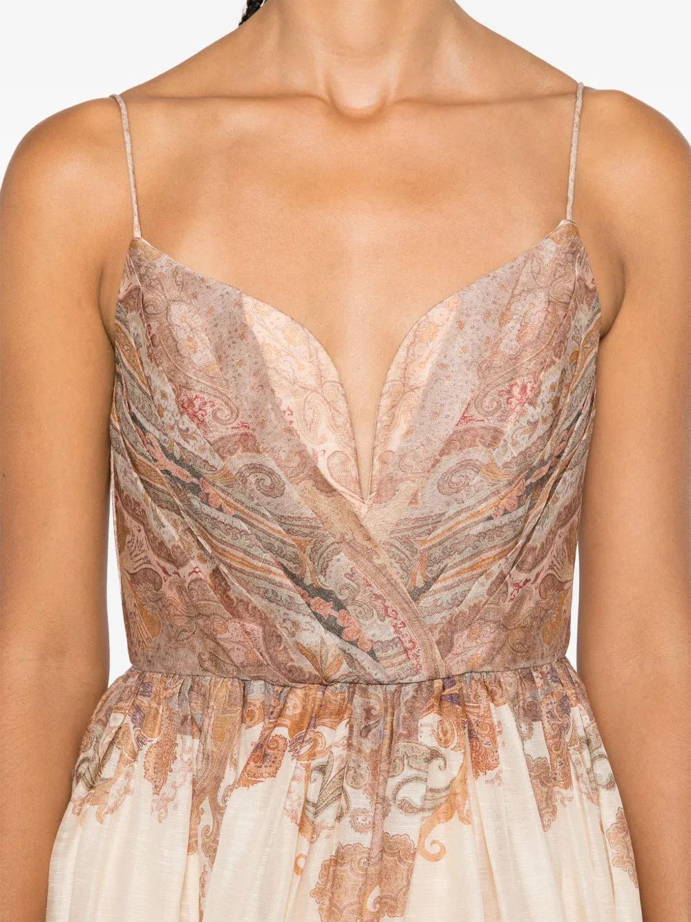 Illustration midi dress Product Image