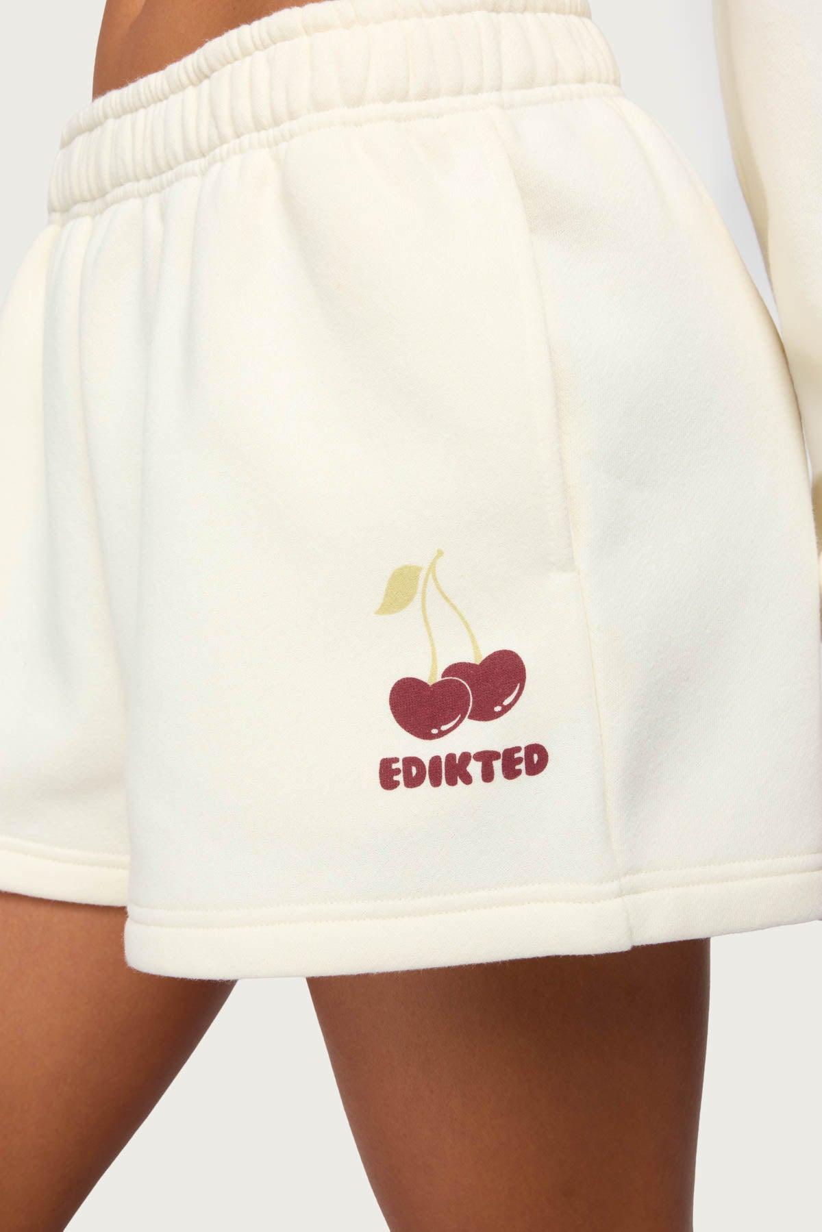 Cherry Babe Sweat Shorts Product Image