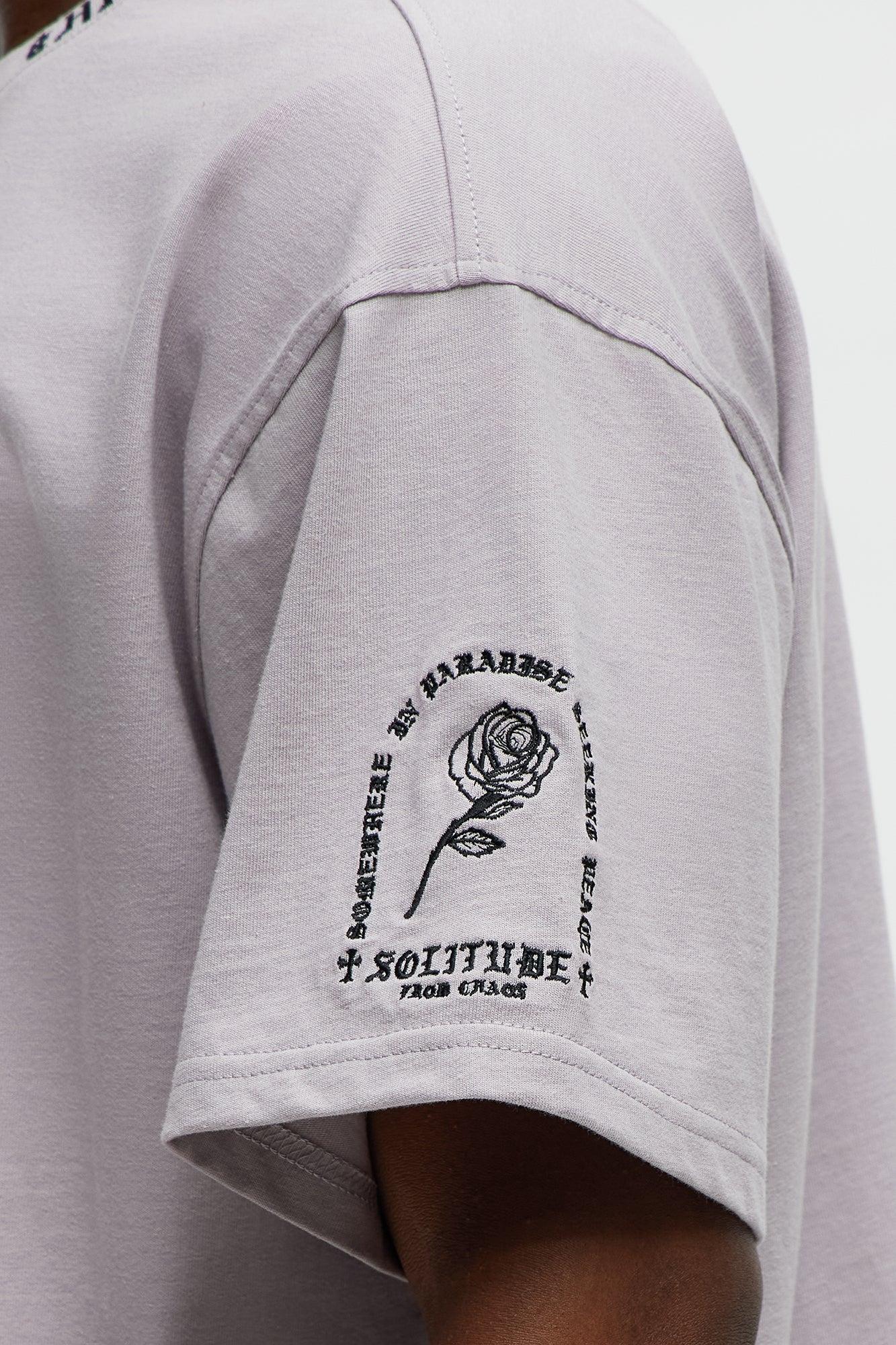 Short Sleeve Solitude From Chaos Tee - Dark Grey Male Product Image