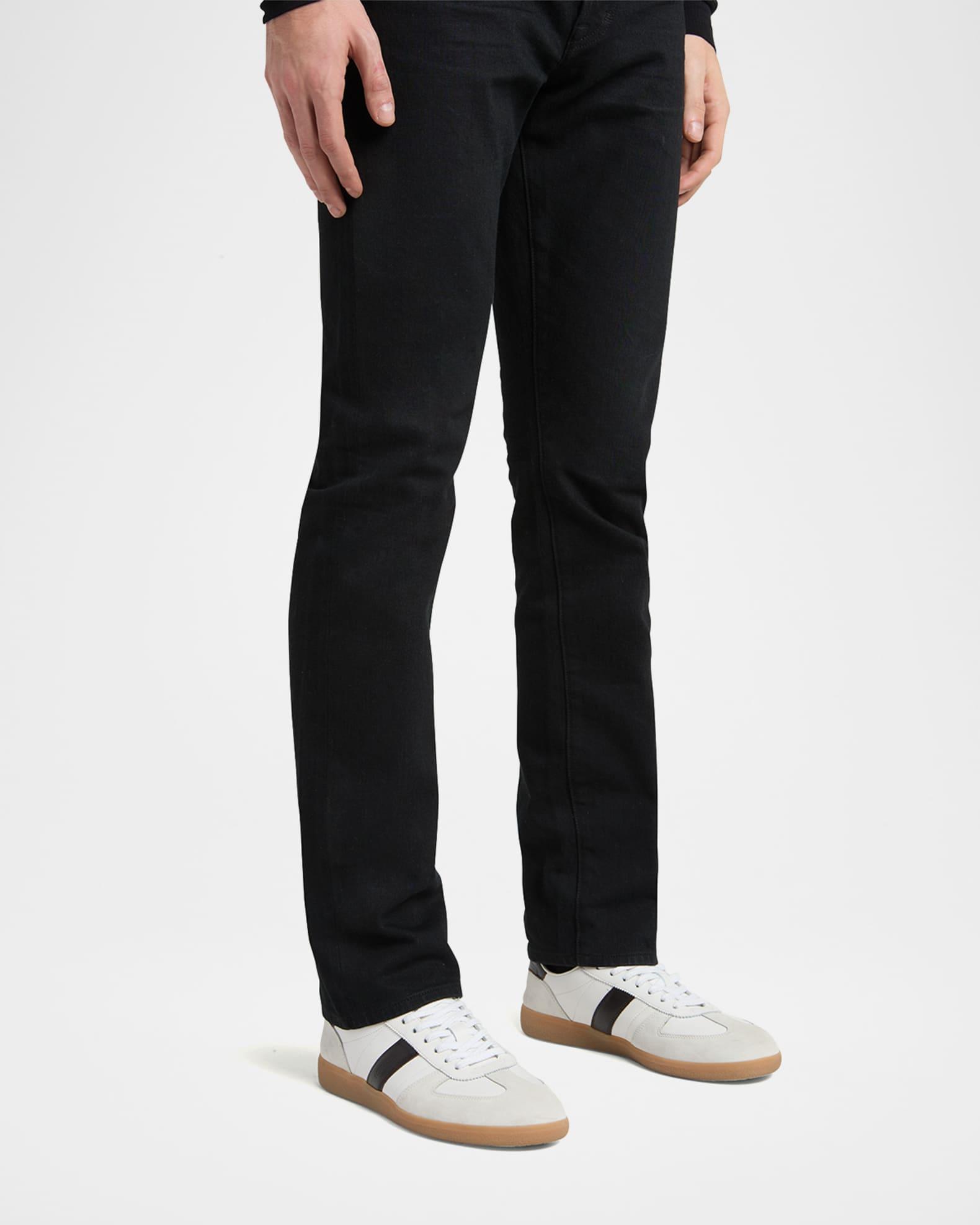 Men's Archer Suede and Leather Low-Top Sneakers  Product Image