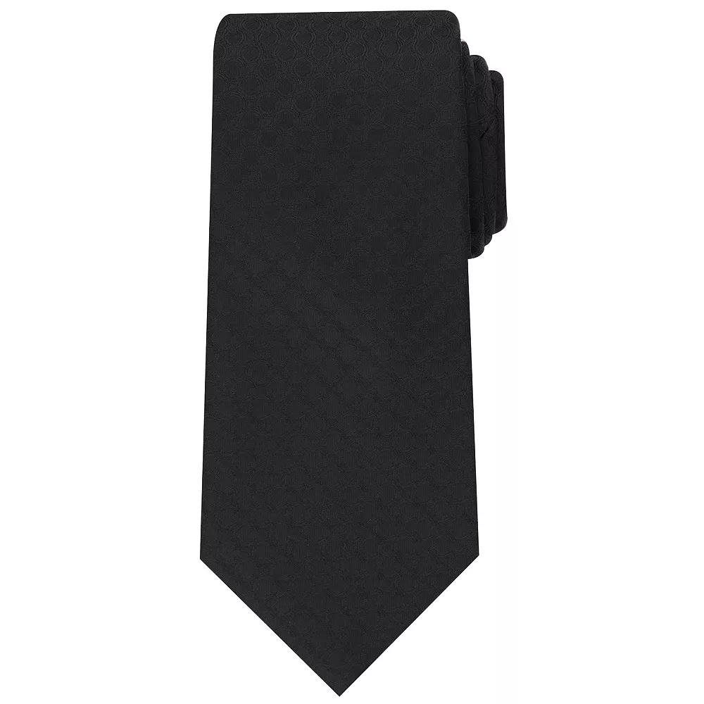 Men's Bespoke Solid Tie, Black Conway Product Image