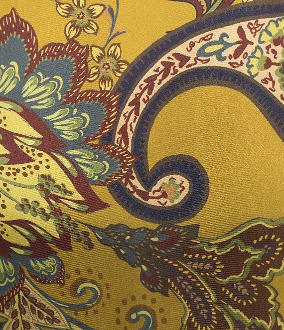 Antonio Melani Anna Printed Satin Twill Faux Wrap Skirt Product Image