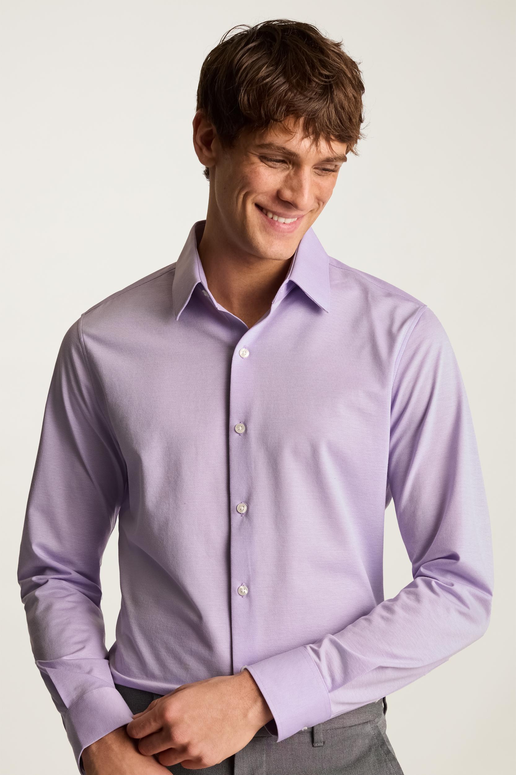 Tech Pique Button Down Shirt Product Image