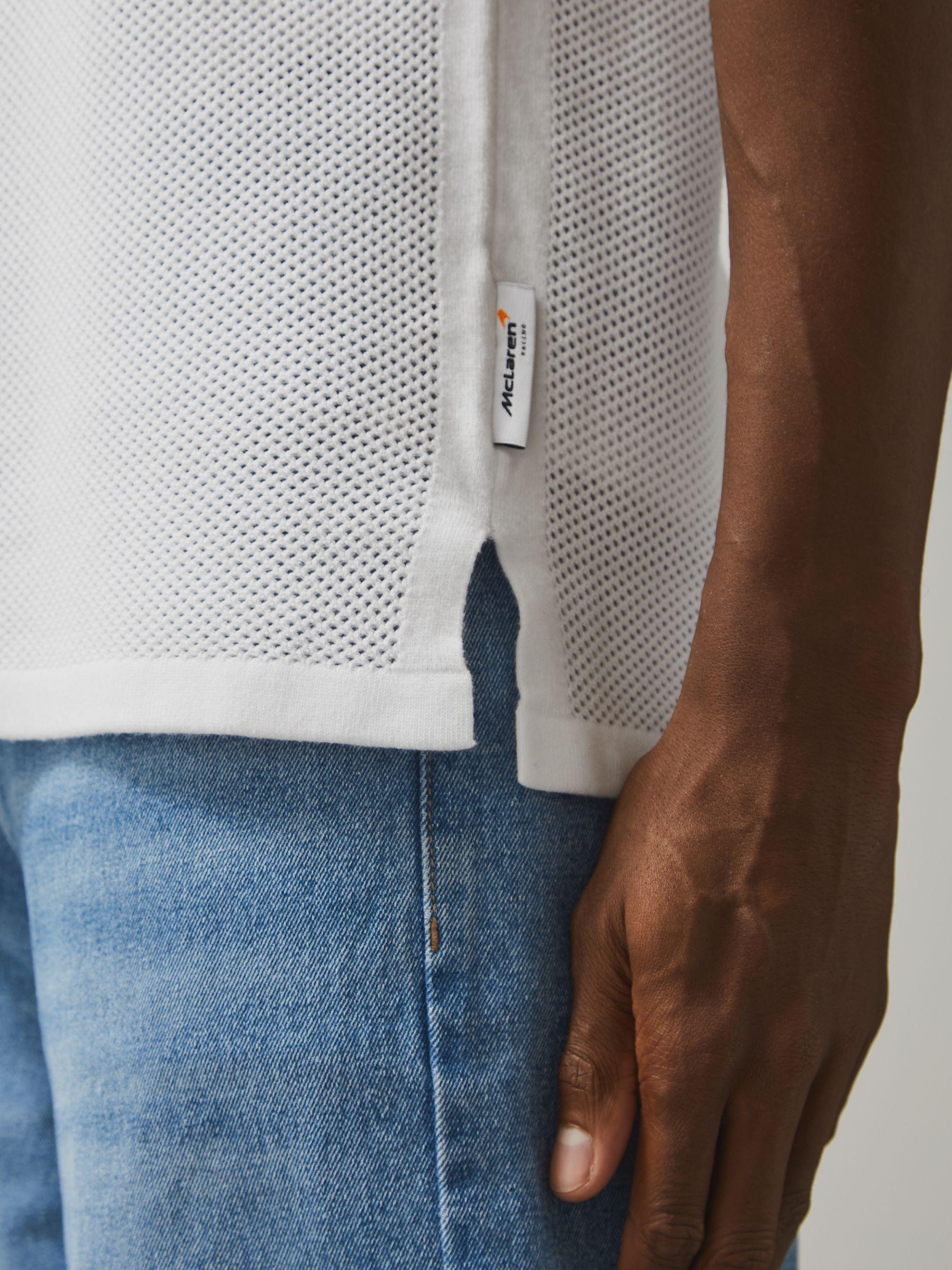 McLaren F1 Team Speedmark Knit Vest in White Product Image