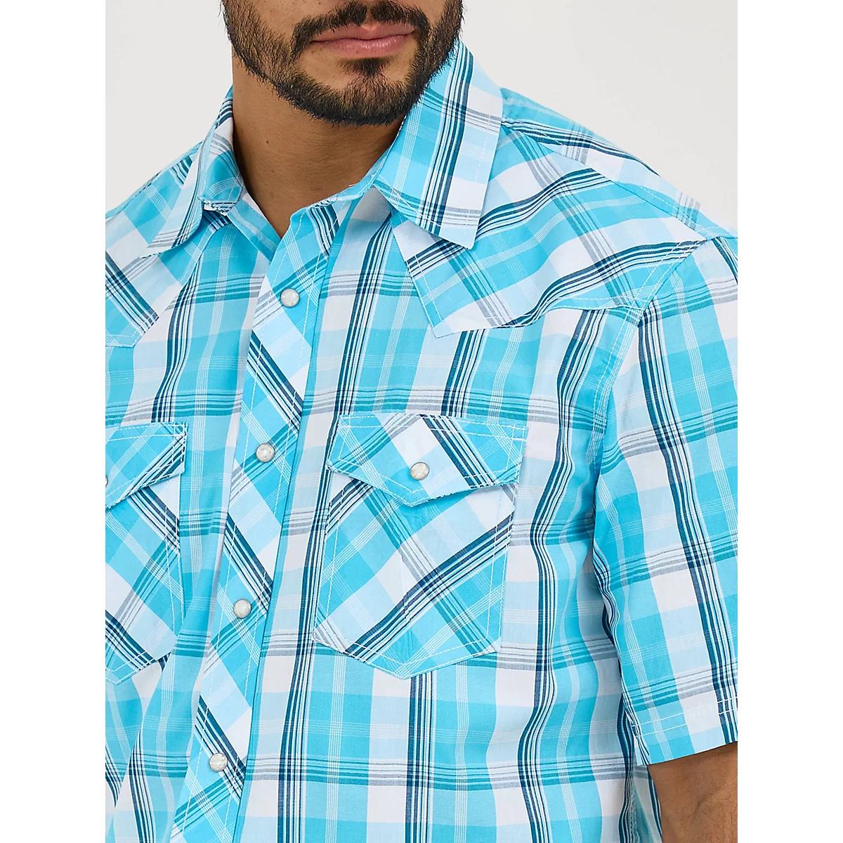 Men's 20X® Competition Advanced Comfort Short Sleeve Western Snap Shirt | Men's SHIRTS | Wrangler® Product Image