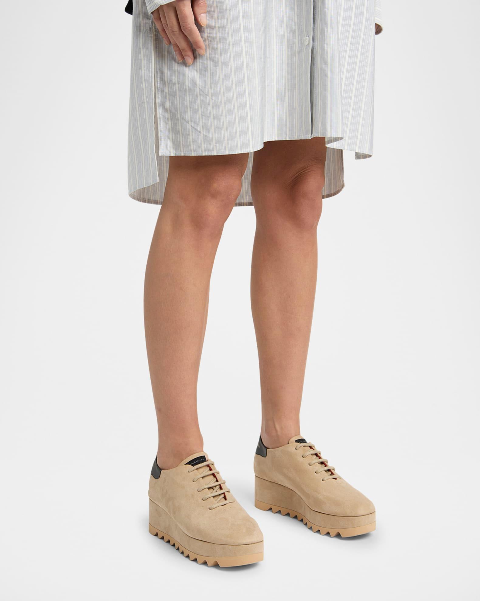 Sneak-Elyse Alter Suede Platform Sneakers Product Image