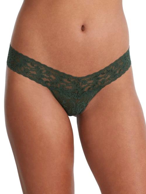 Signature Lace Low Rise Thong Product Image
