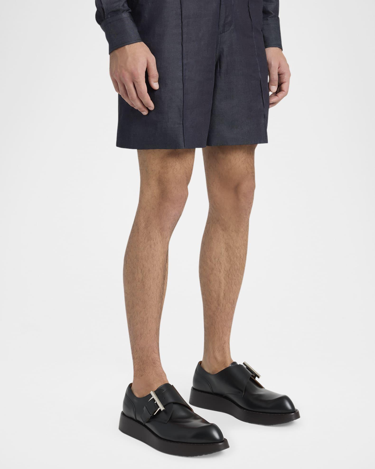 Men's T-Bar Leather Creeper Shoes Product Image