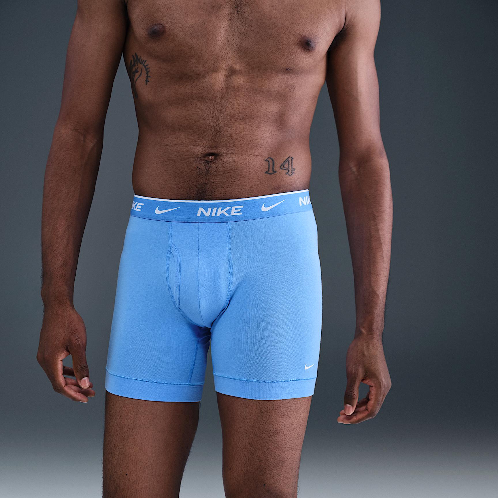 Nike Mens Dri-FIT Essential Cotton Stretch Boxer Briefs (3-Pack) | KE1167-467 Product Image