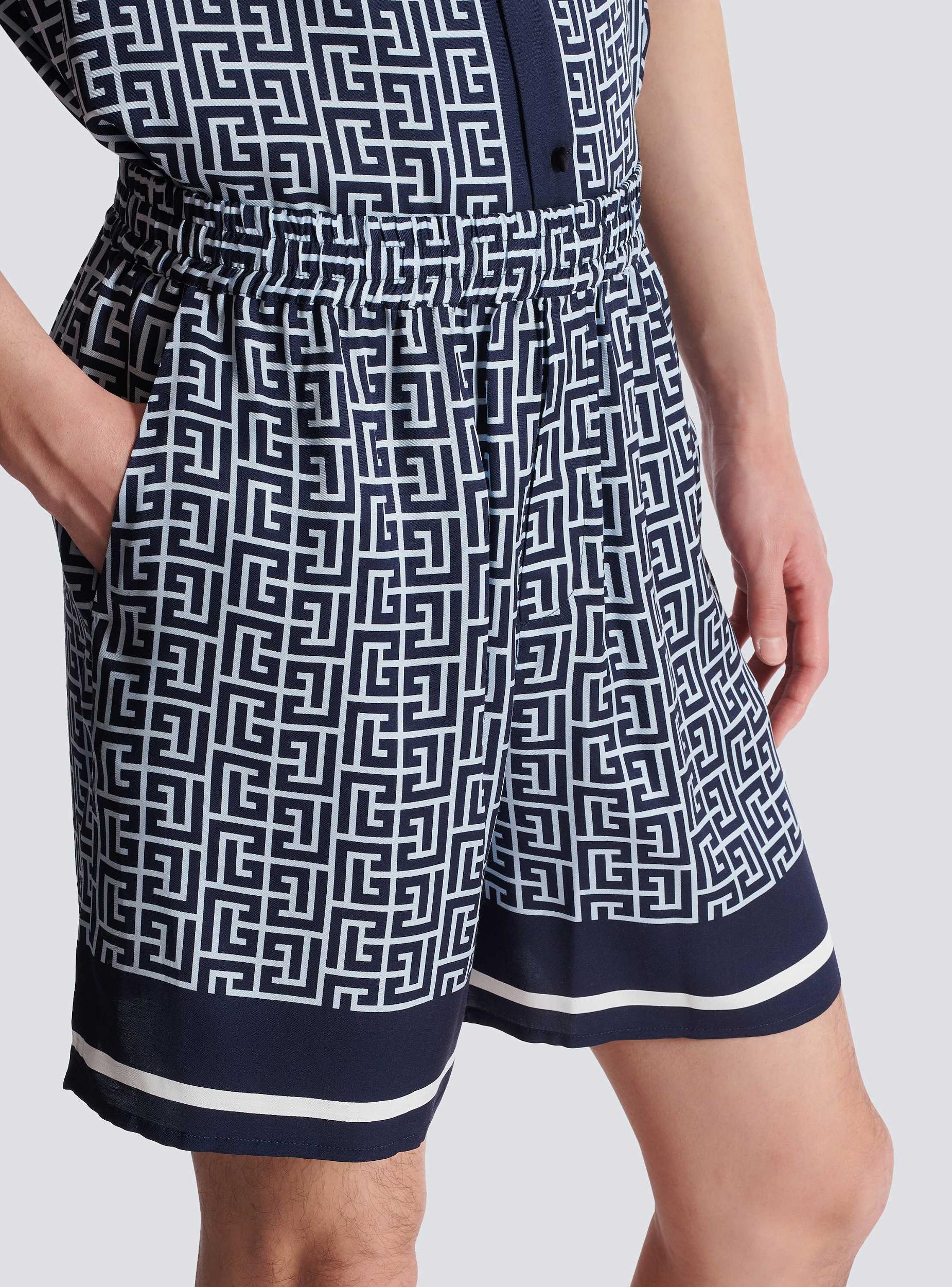 Flowing monogrammed shorts Product Image