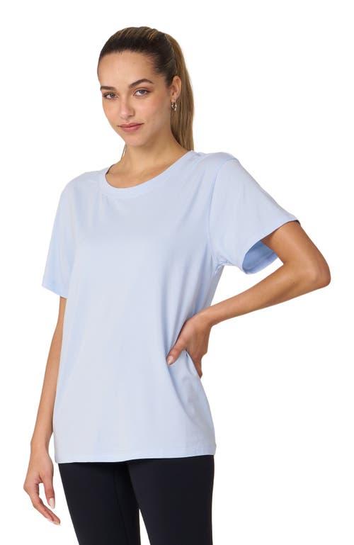 Rebody Active Rebody Essentials Oversized Short Sleeve Top in Baby Blue at Nordstrom, Size X-Small Product Image