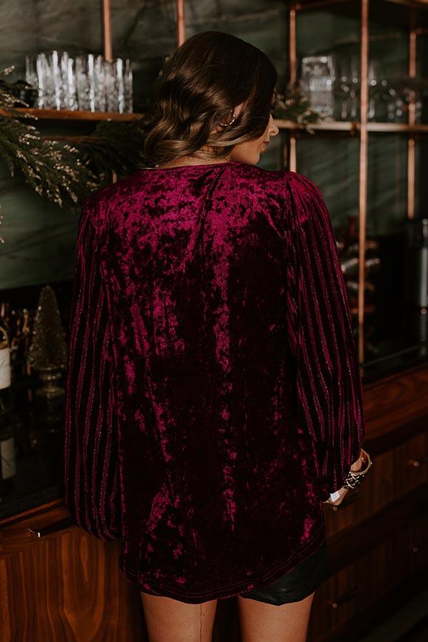Cheers To This Velvet Top Product Image