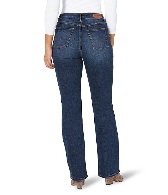 Wrangler® High Rise Straight Leg Jeans Product Image