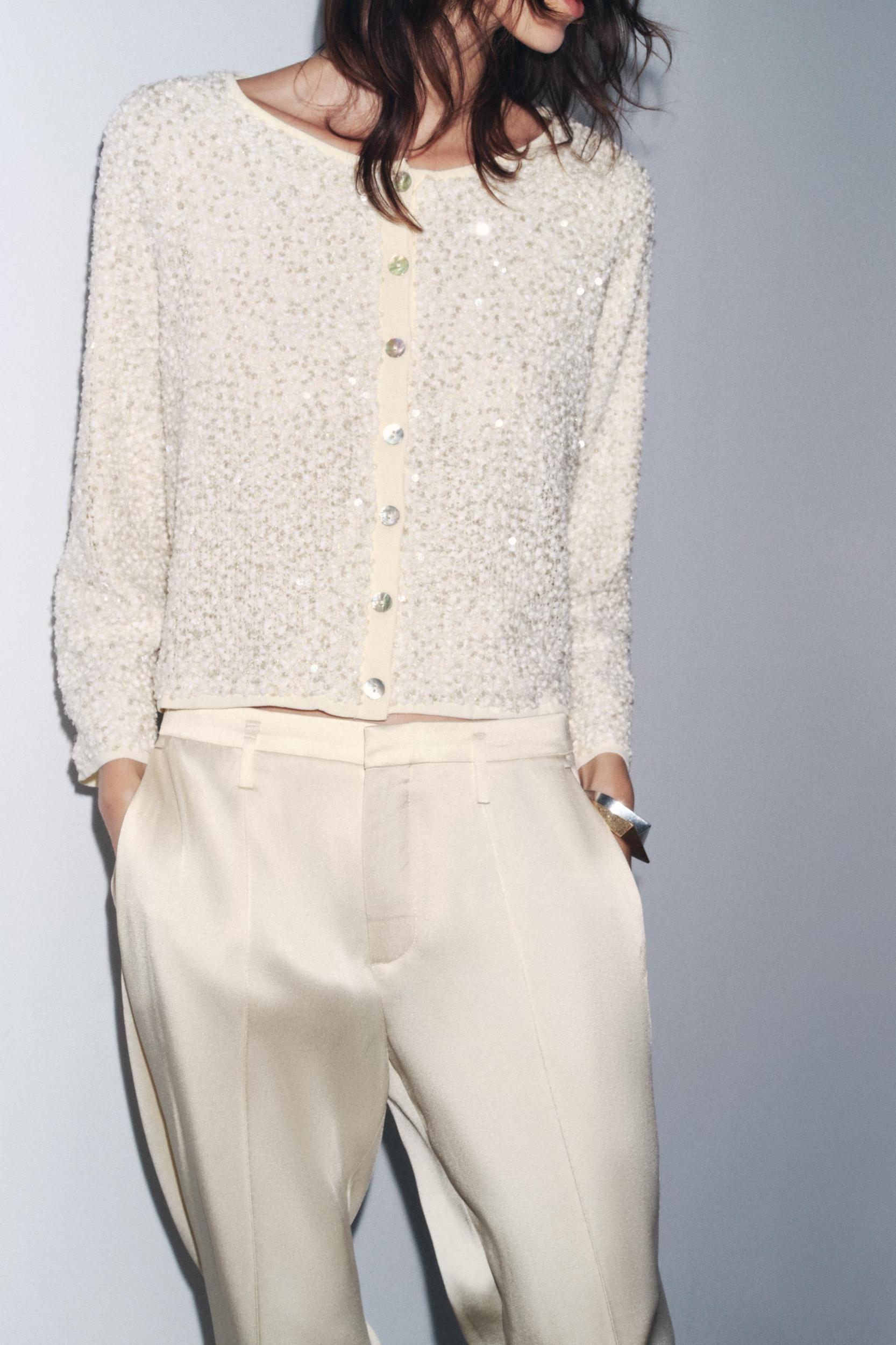 SEQUIN CARDIGAN Product Image