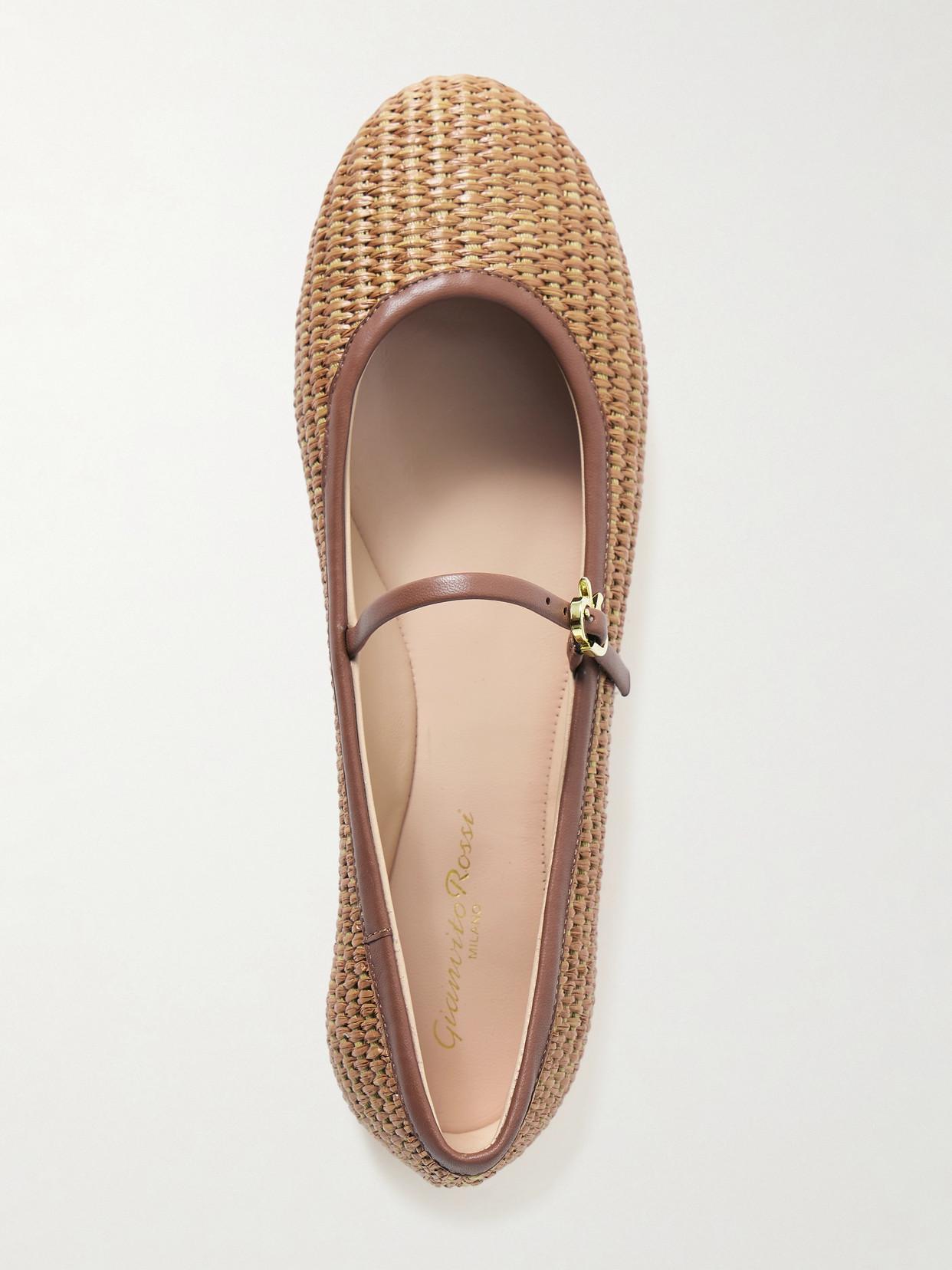 Carla raffia ballet pumps Product Image