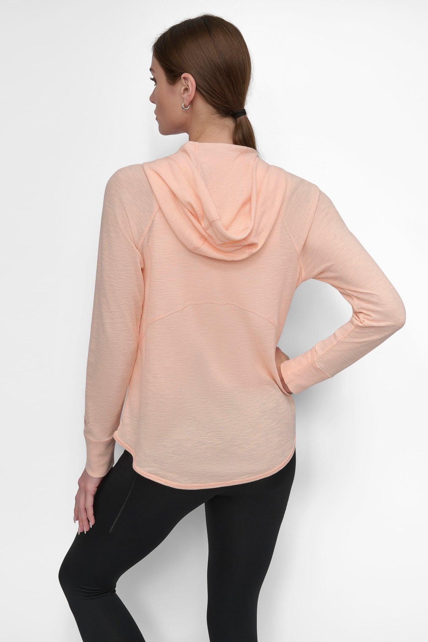 SLUB WAFFLE KNIT HOODIE Product Image