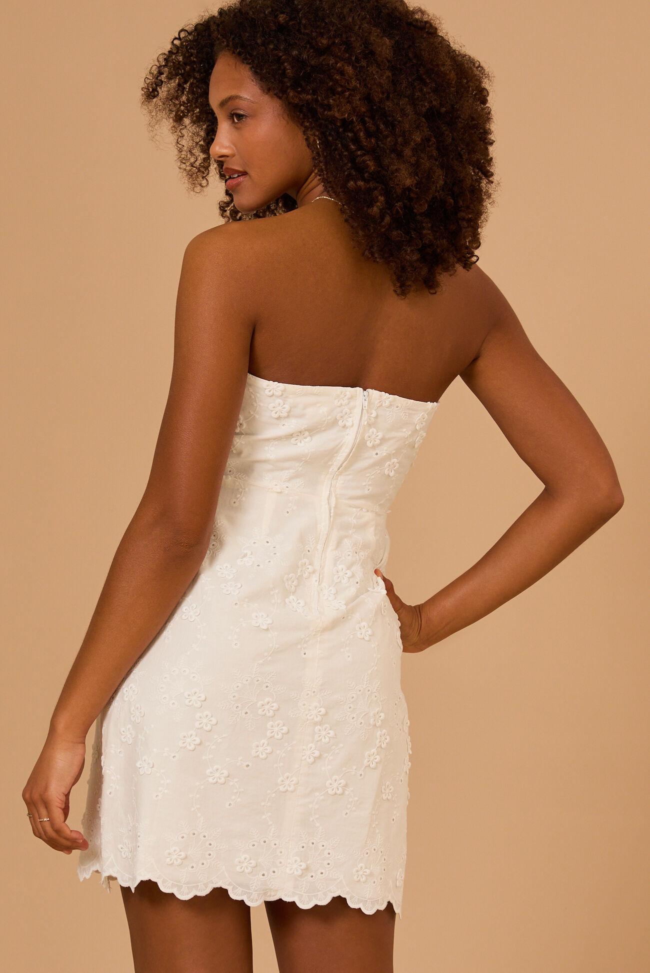 Taylor Strapless Lace Mini Dress Product Image