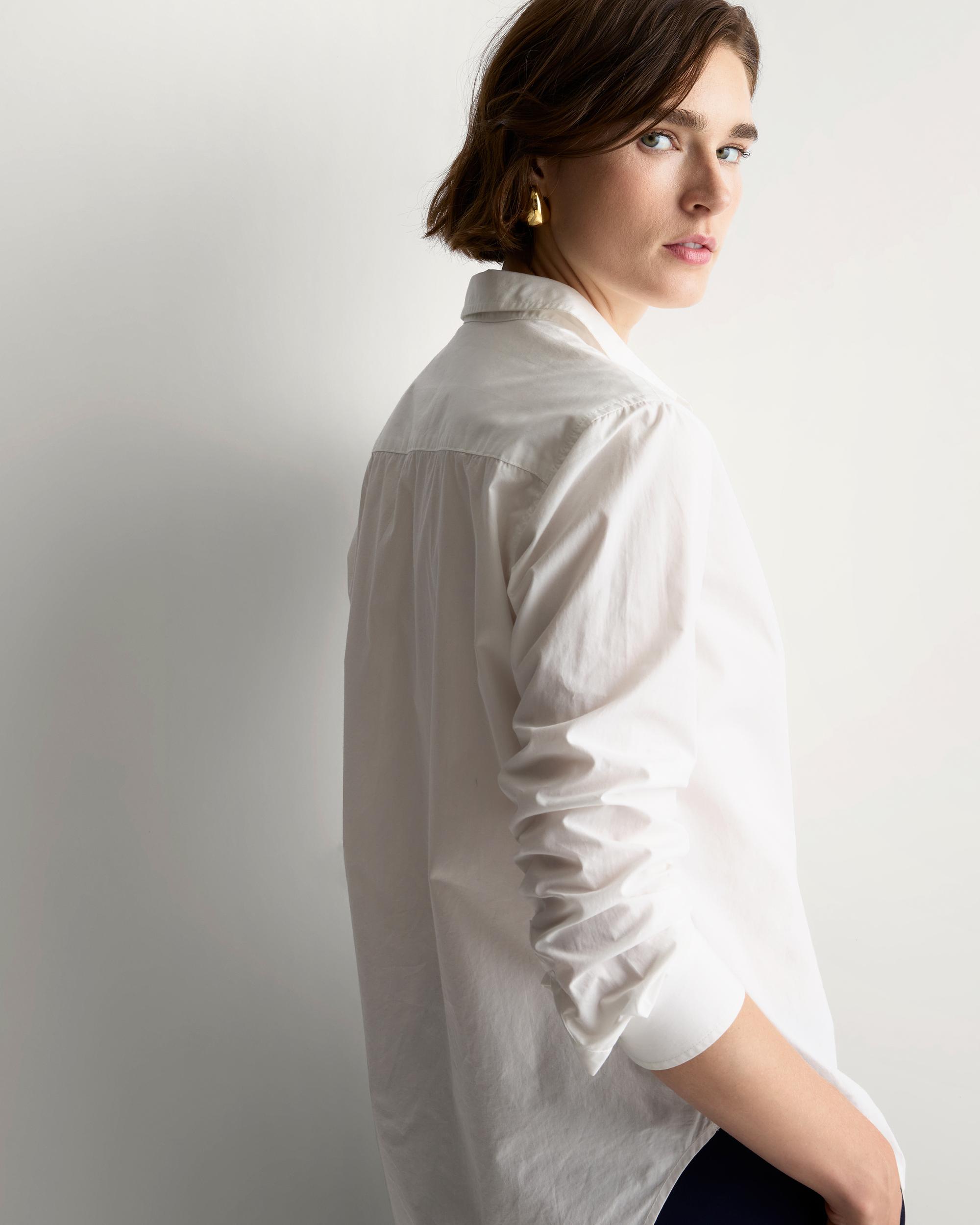 Quince | Women's Poplin Long Sleeve Shirt Organic Cotton Product Image