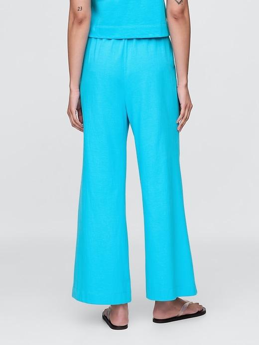 Heavyweight Organic Cotton Wide-Leg Pants Product Image
