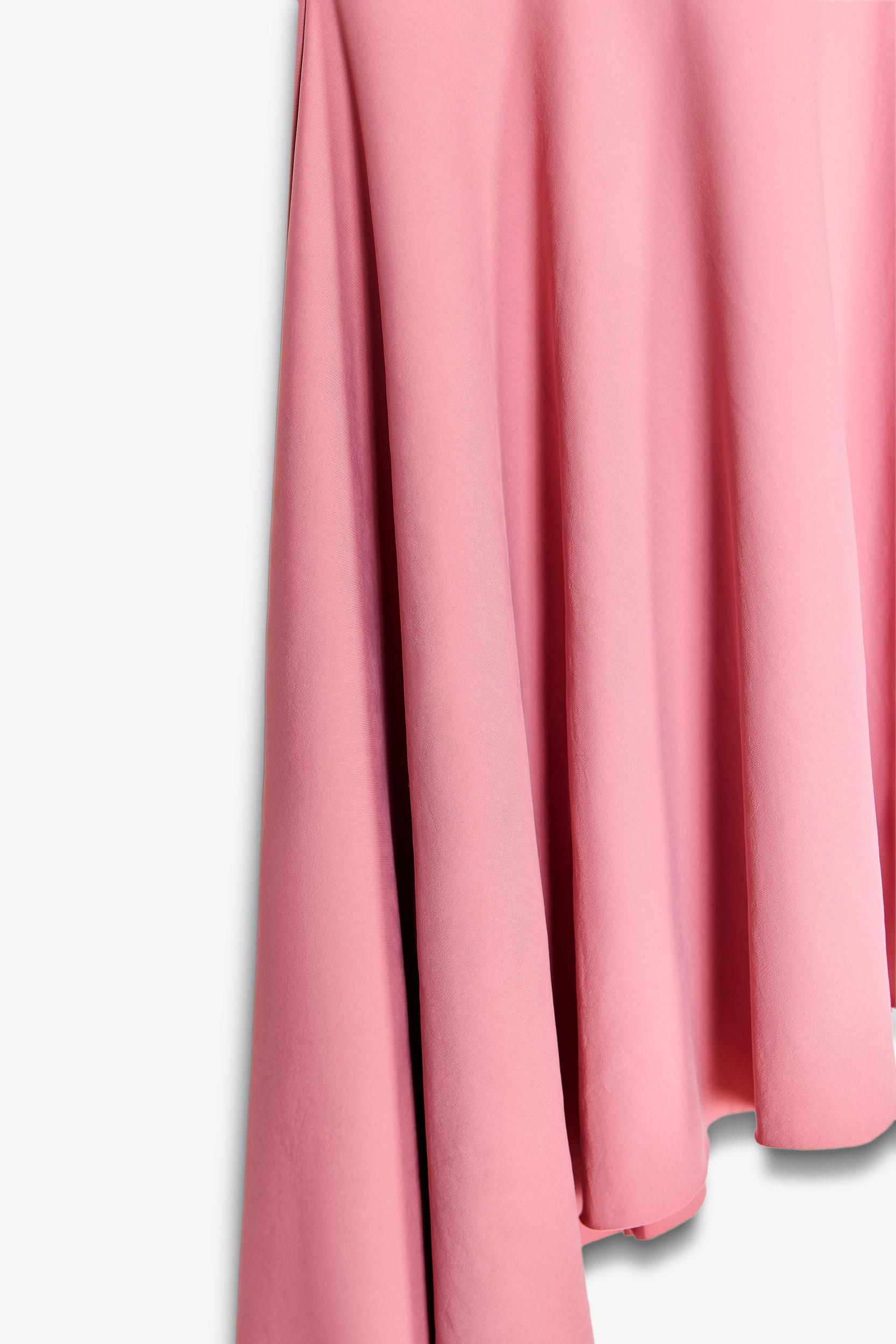 ASYMMETRIC HEM POLYAMIDE DRESS Product Image