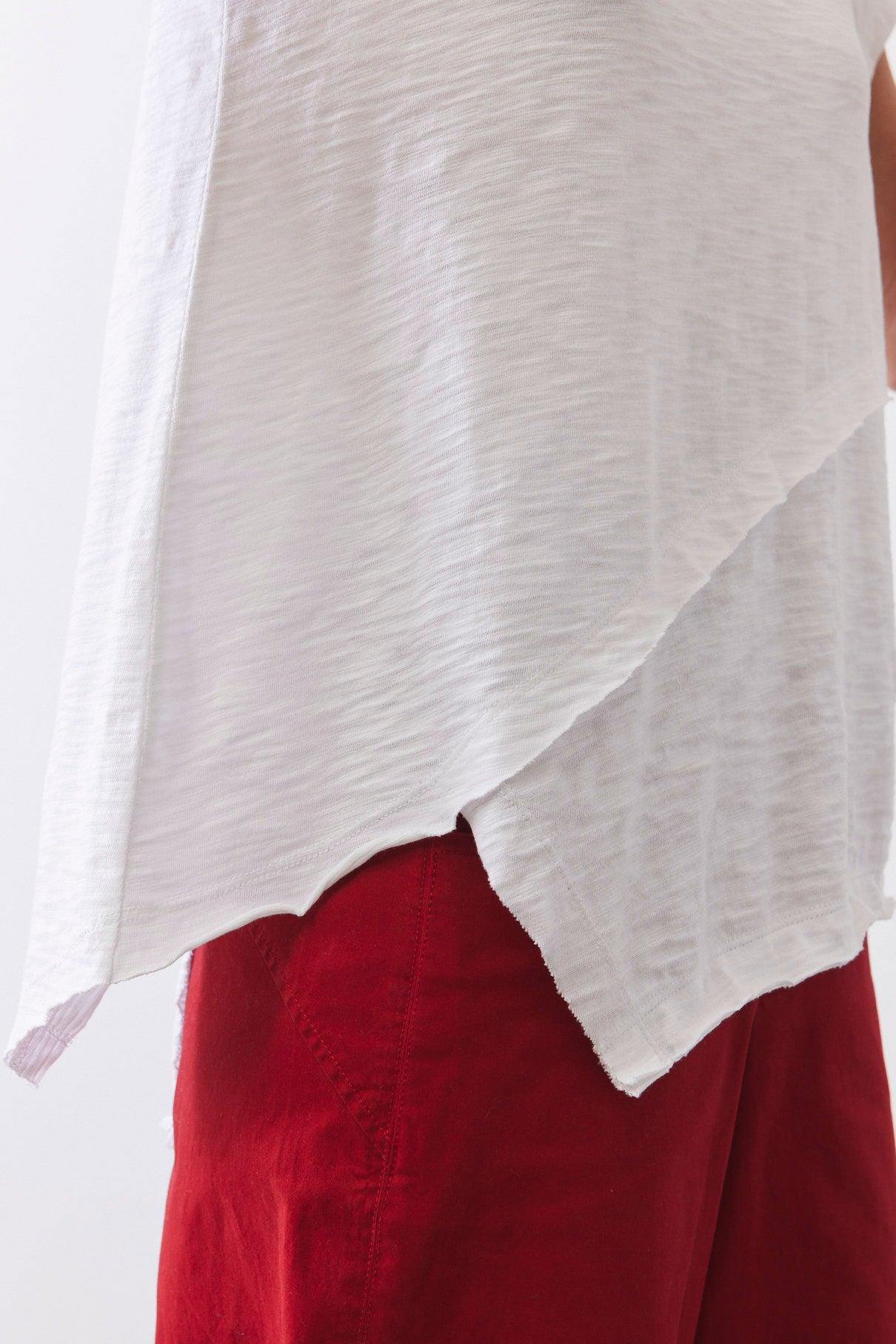 Inner Glow Asymmetric Short Sleeve Top Product Image