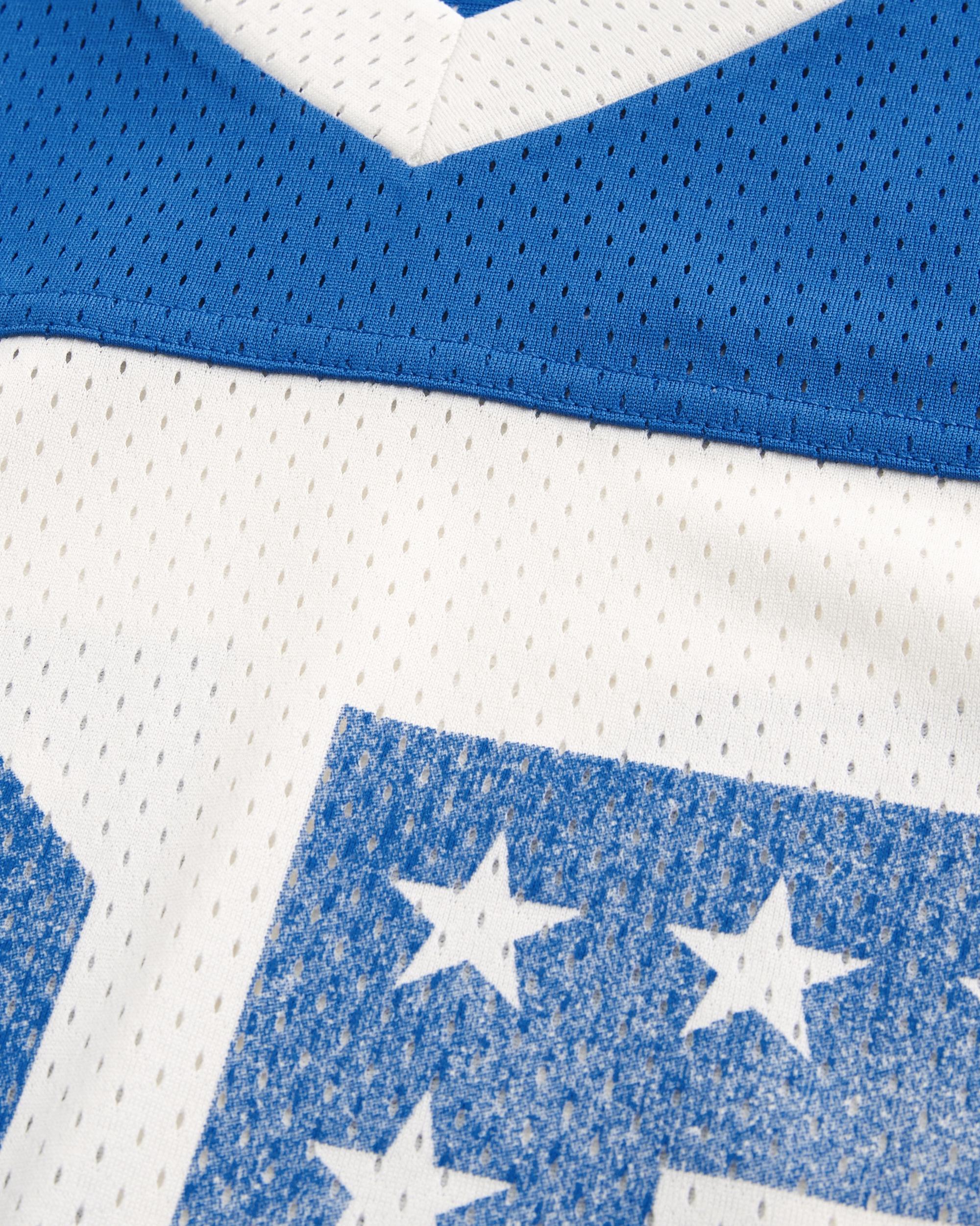 Boxy Crop Number Graphic Jersey Product Image