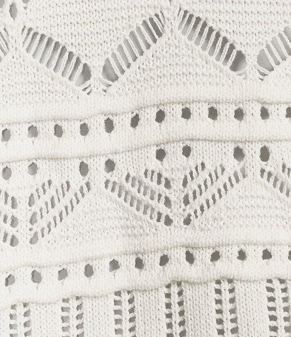 I.N. San Francisco Crochet Sweater Tank Top Product Image