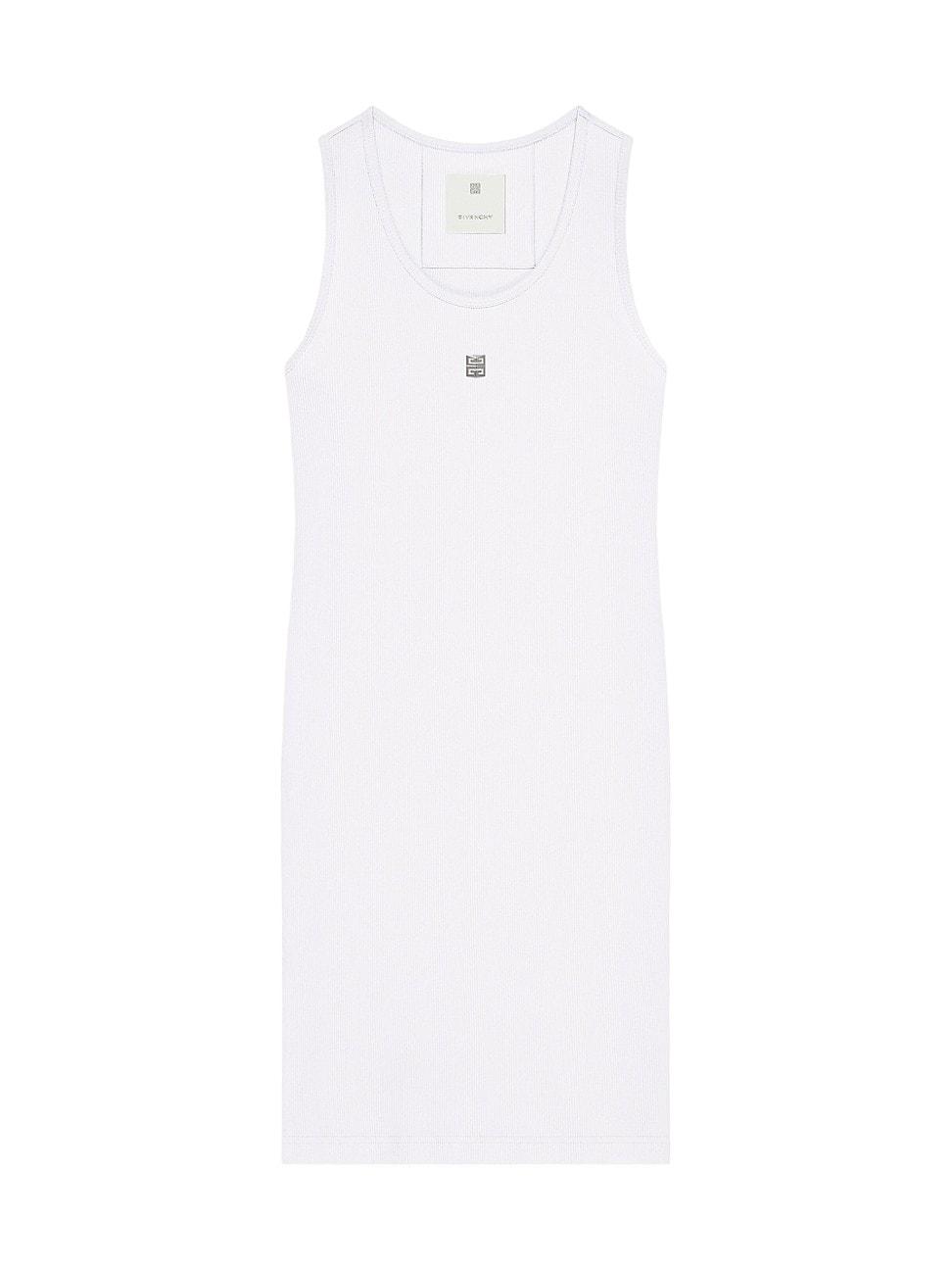 Womens Tank Dress in Cotton with 4G Detail Product Image