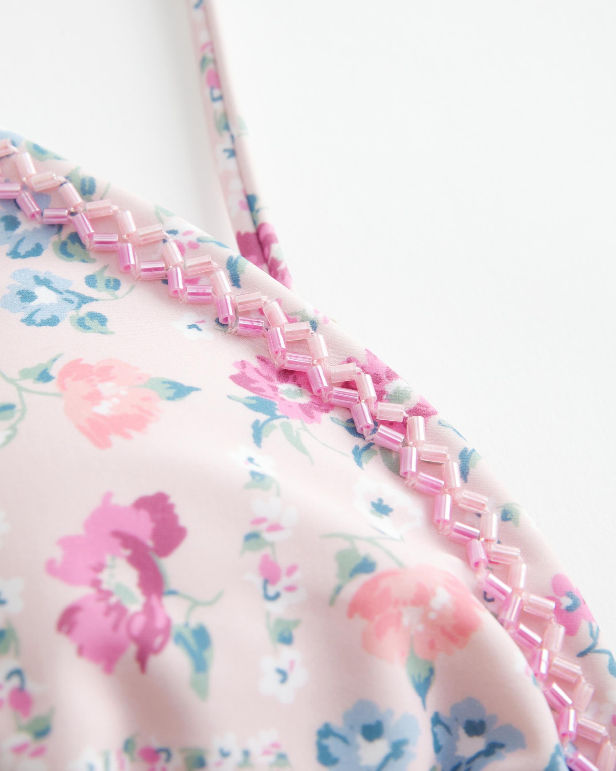 Embellished Triangle Bikini Top Product Image