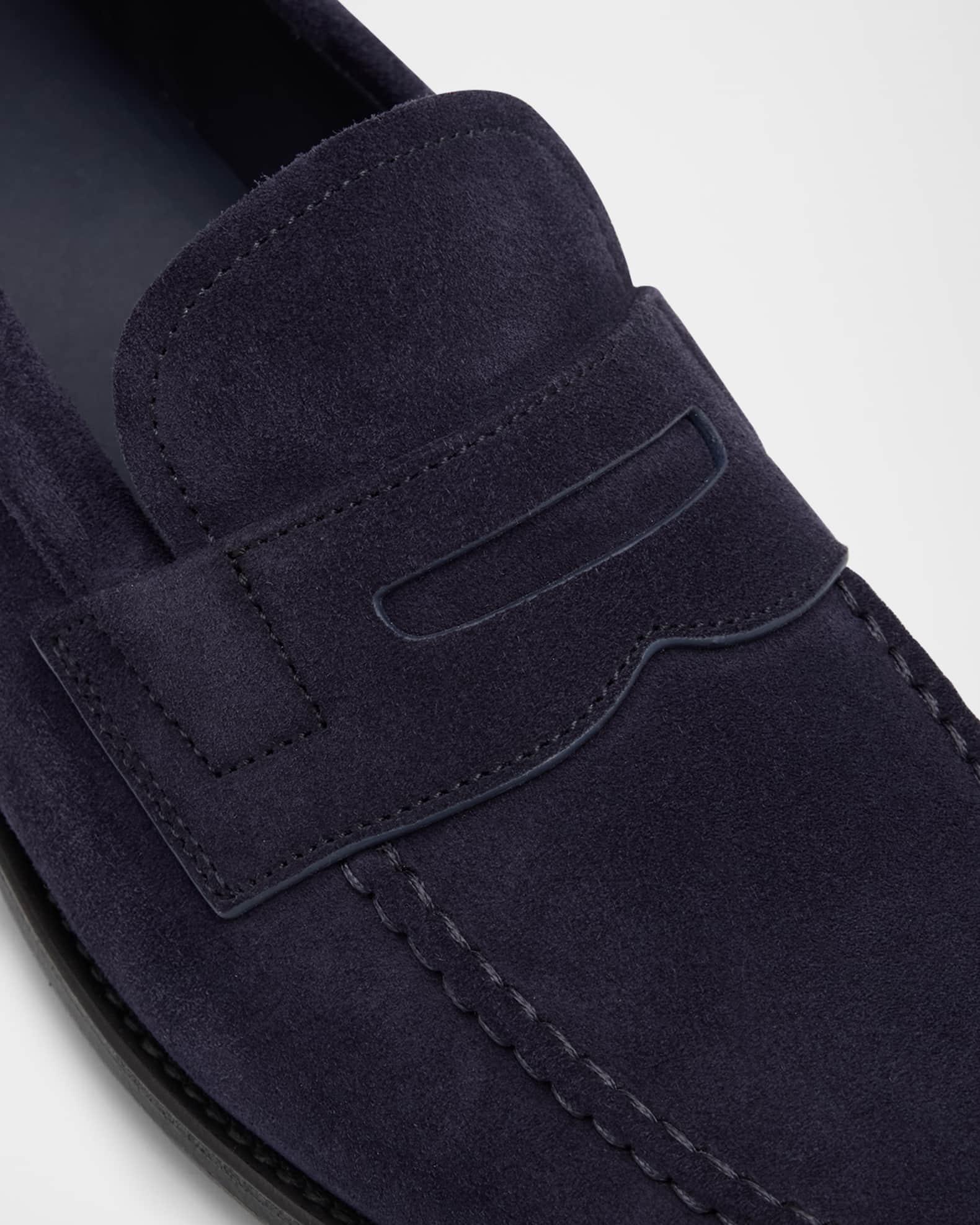 Heswall Suede Penny Loafers Product Image