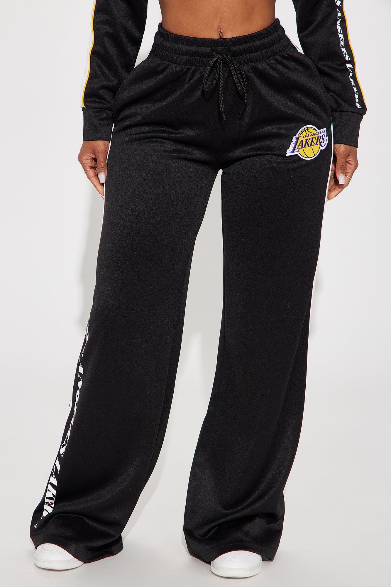 Lakers Halftime Wide Leg Pant - Black Female Product Image