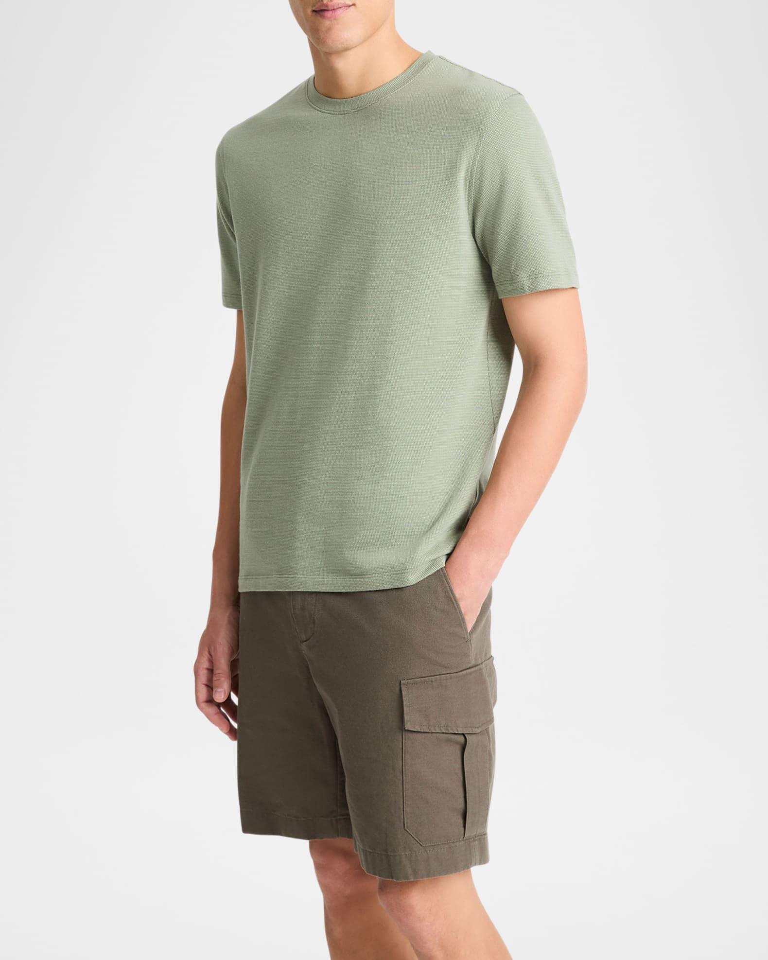 Men's Birdseye Jacquard Pima Cotton T-Shirt Product Image