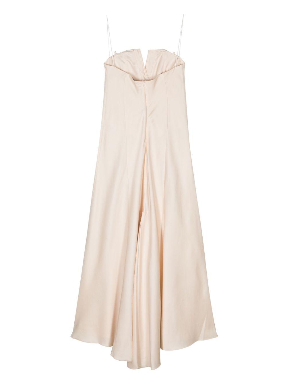 strapless tailored maxi dress Product Image