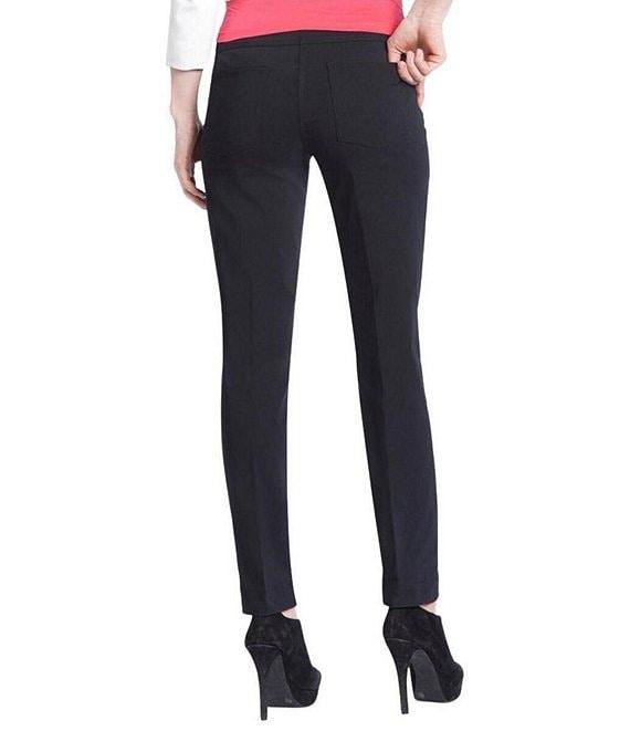 Slimsation® by Multiples Petite Size Stretch Twill Pull-On Straight Ankle Pants Product Image