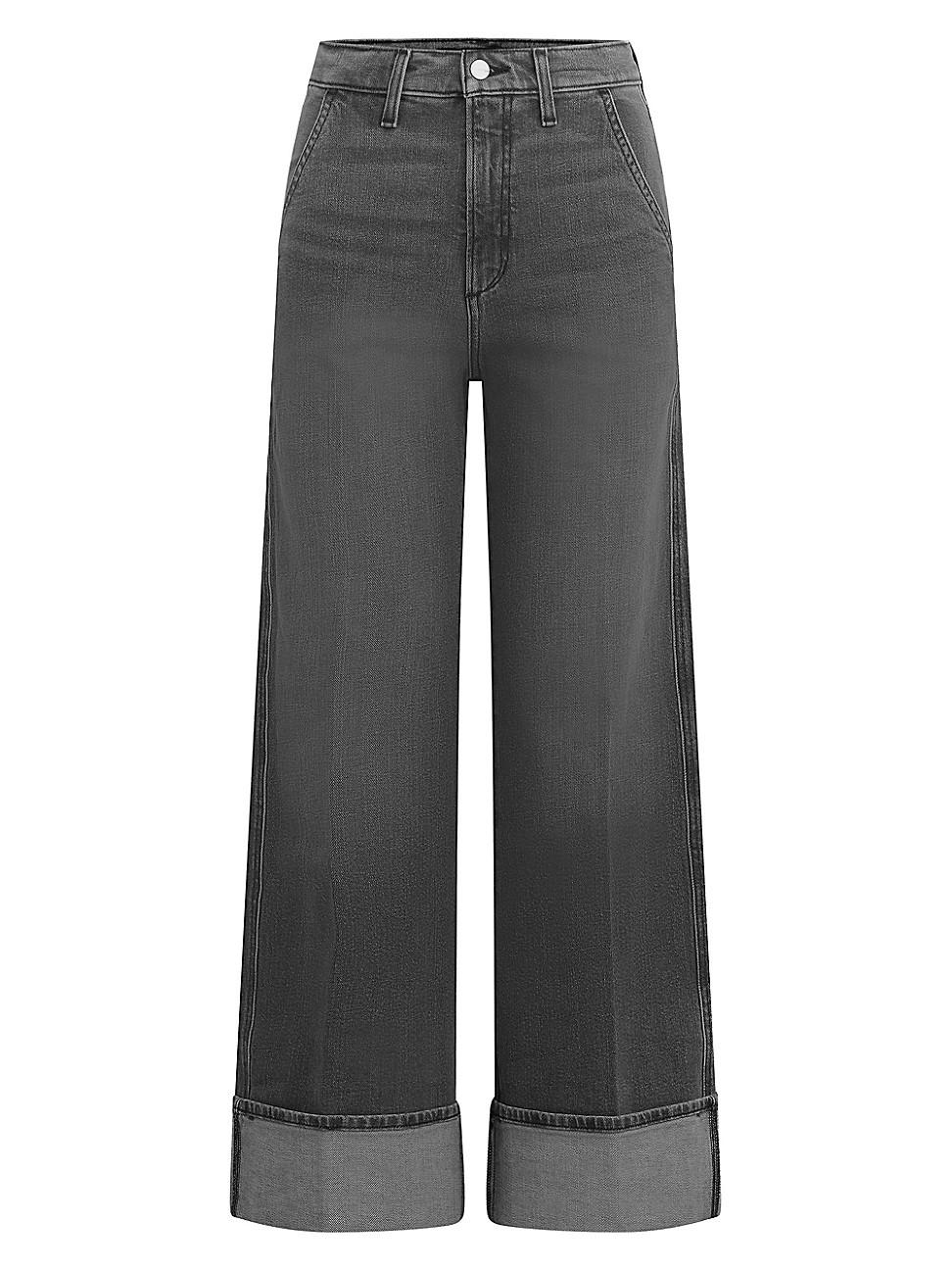 Womens Gleason Mid-Rise Straight-Leg Jeans Product Image